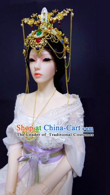 Chinese Traditional Headwear Headdress Hairpiece Hair Ornaments Head Pieces