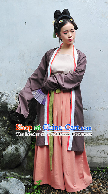 Chinese Clothes Classical Dance Drama Performance Hanfu Chinese Hakama Traditional Dress Quju Supreme Ancient Chinese Costume Complete Set