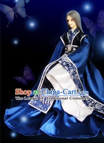 Men Dress Palace Stage Performance Dresses Traditional Chinese Mandarin Clothing Hanfu Costume