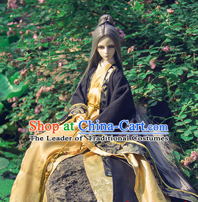 Men Dress Palace Stage Performance Dresses Traditional Chinese Mandarin Clothing Hanfu Costume