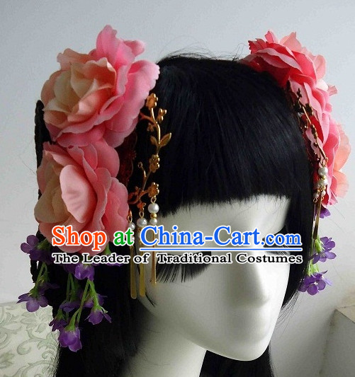 Traditional Chinese Headpiece Headdress Hair Decorations Hair Sticks Head Gear Hair Decoration Set