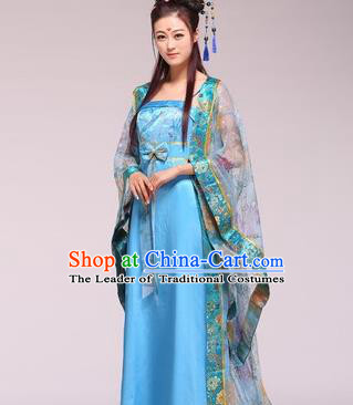 Traditional Ancient Chinese Palace Lady Imperial Consort Costume, Asian Chinese Tang Dynasty Fairy Clothing for Women