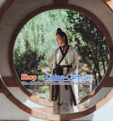 Traditional Ancient Chinese Imperial Princess Costume, Elegant Hanfu Clothing Chinese Jin Dynasty Dress Clothing for Women