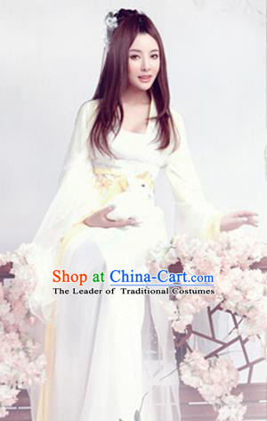 Traditional Ancient Chinese Swordsman Costumes Elegant Hanfu Clothing for Women