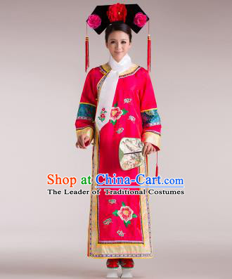 Traditional Ancient Chinese Imperial Emperess Costume, Chinese Qing Dynasty Lady Dress, Cosplay Chinese Man Nationality Peri Imperial Princess Clothing for Women