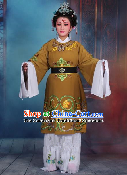 Traditional China Beijing Opera Old Women Costume Matchmaker Embroidered Ginger Clothing, Ancient Chinese Peking Opera Pantaloon Dress Clothing