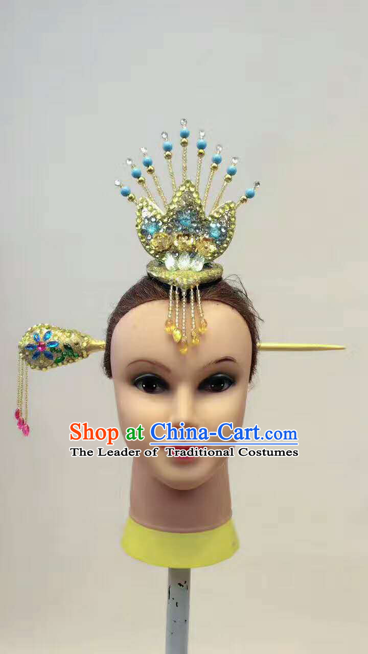 Professional Stage Performance Korean Hat Made to Order Custom Tailored Head Wear Classical Headpieces Hair Accessories