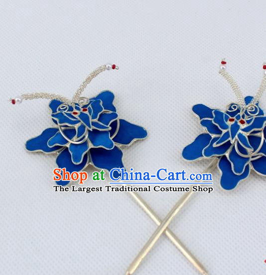 Chinese Traditional Peking Opera Diva Hair Accessories Ancient Flowers Hairpins for Women