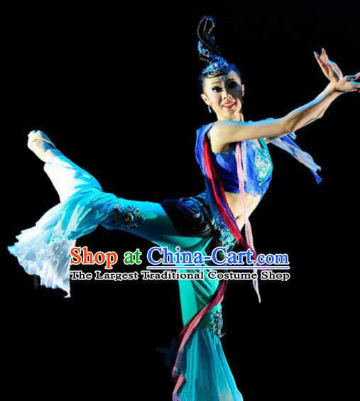 Chinese Traditional Classical Dance Costumes Folk Dance Yangko Dance Clothing for Women