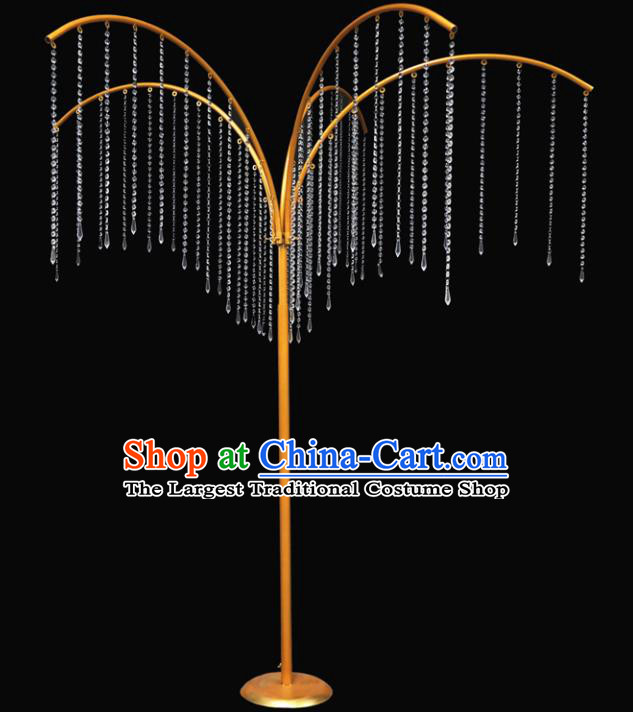 Chinese Traditional Lantern Desk Lamp Iron Tree LED Light