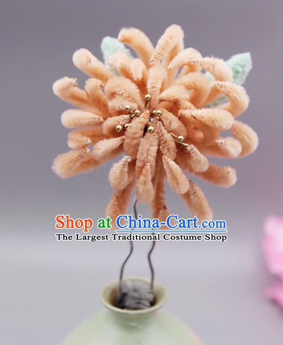 Chinese Traditional Hair Accessories Ancient Princess Chrysanthemum Hairpins for Women