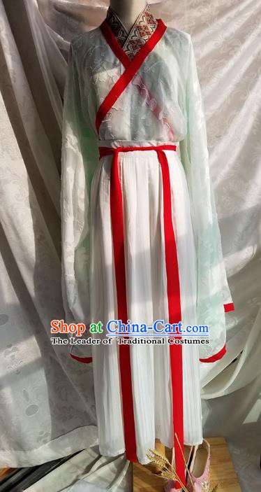 Ancient Chinese Jin Dynasty Palace Lady Costume, China Ancient Princess Clothing for Women