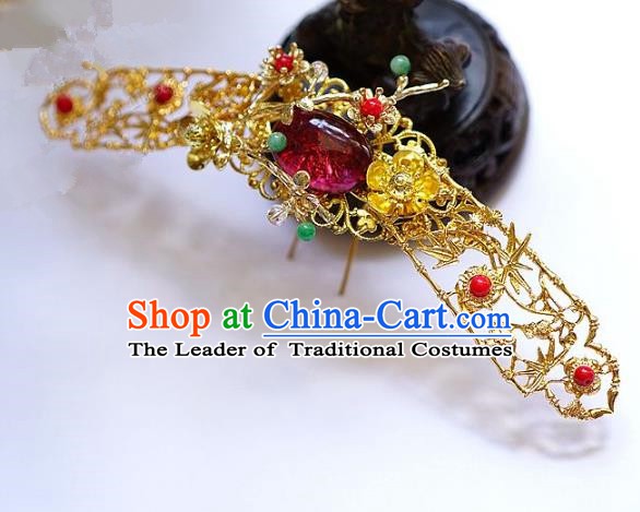 Chinese Handmade Classical Hair Accessories Ancient Hanfu Hairpins Hair Stick for Women