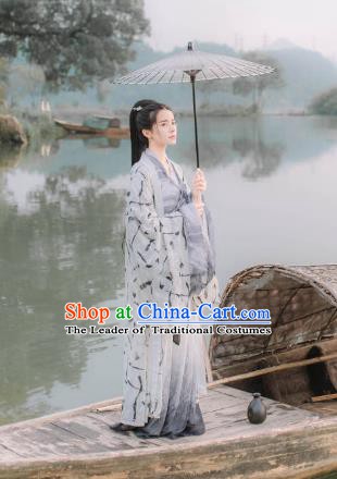 China Ancient Song Dynasty Palace Princess Costume Complete Set for Women