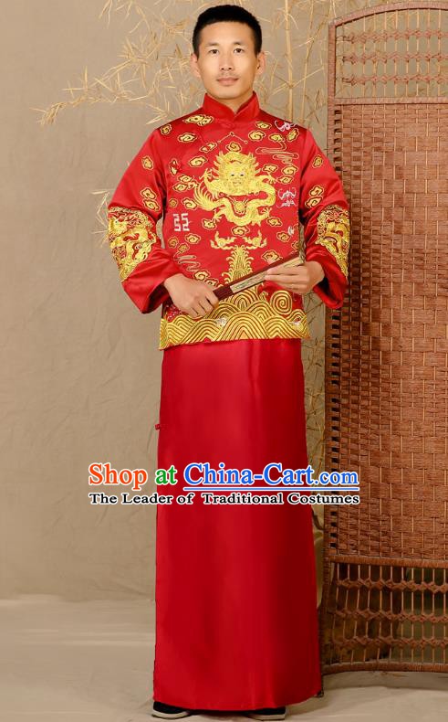 Chinese wedding suit store groom