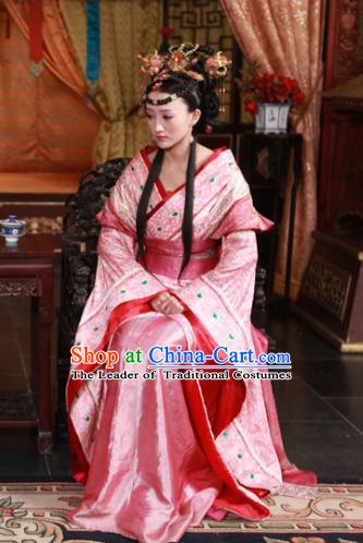 Ancient Chinese Ming Dynasty Imperial Empress Historical Costume Embroidered Replica Costume for Women