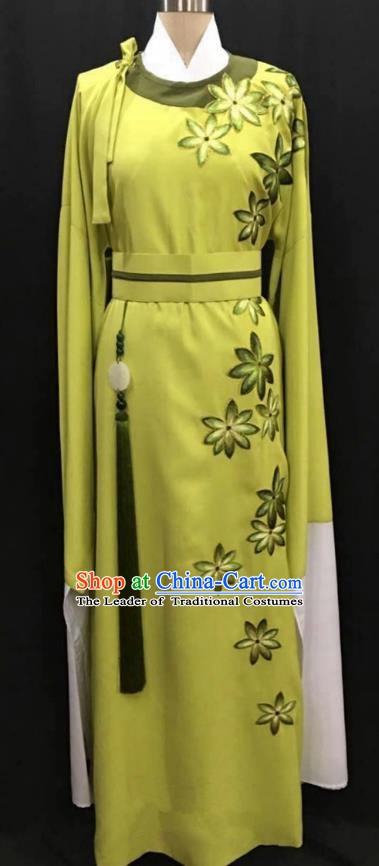 China Traditional Beijing Opera Niche Yellow Robe Chinese Peking Opera Gifted Scholar Costume