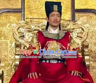 Chinese Ancient Song Dynasty Li Emperor Zhao Yun Replica Costume for Men