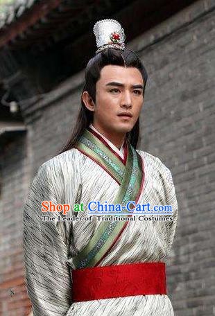 Chinese Ancient Song Dynasty Royal Prince Nobility Childe Replica Costume for Men