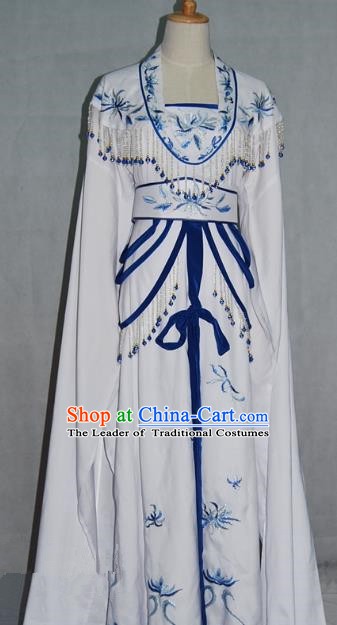 Traditional China Beijing Opera Diva Embroidered Dress Chinese Peking Opera Actress Costume