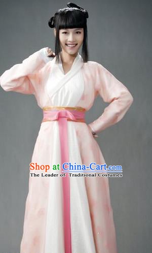 Chinese Traditional Tang Dynasty Swordswoman Replica Costume for Women