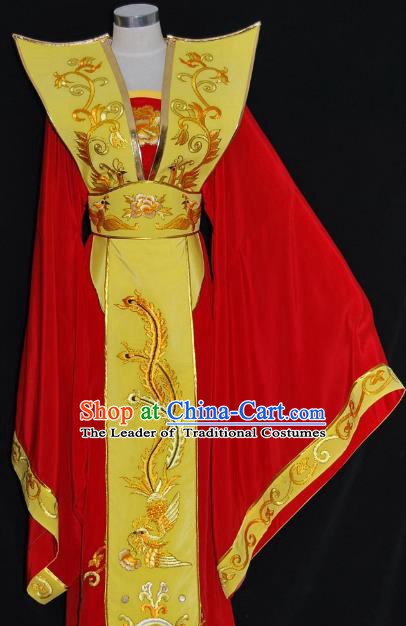 Traditional Chinese Beijing Opera Queen Dress Peking Opera Diva Embroidered Costume