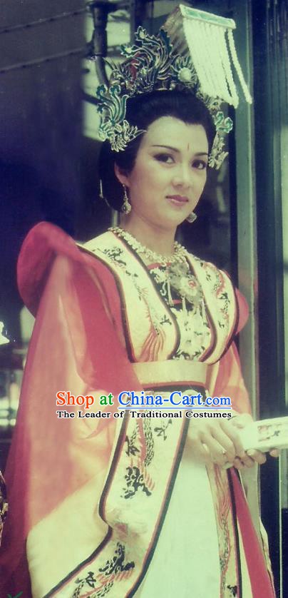 Chinese Ancient Tang Dynasty Palace Queen Hanfu Dress Empress Wu Zetian Historical Costume for Women