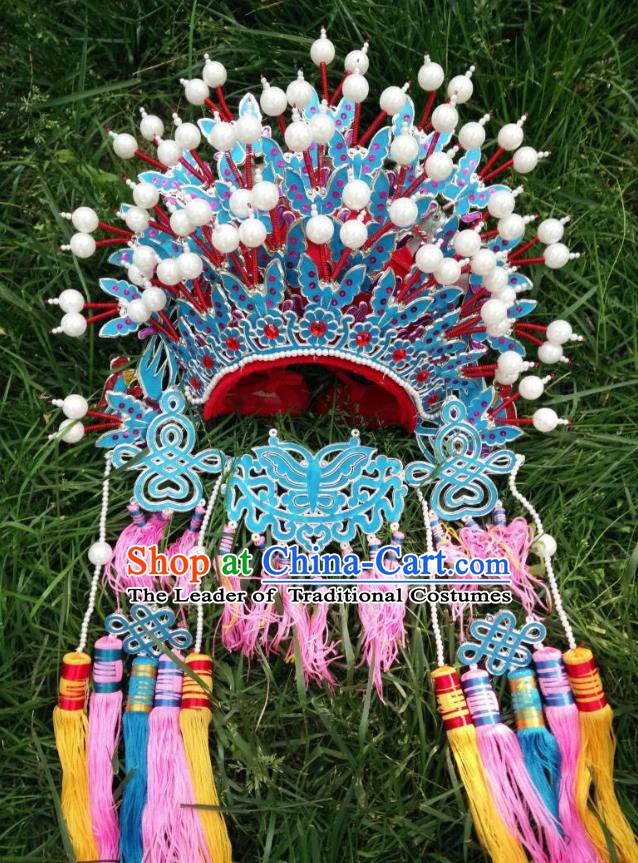 Traditional Chinese Beijing Opera Bride Phoenix Coronet Peking Opera Actress Headwear