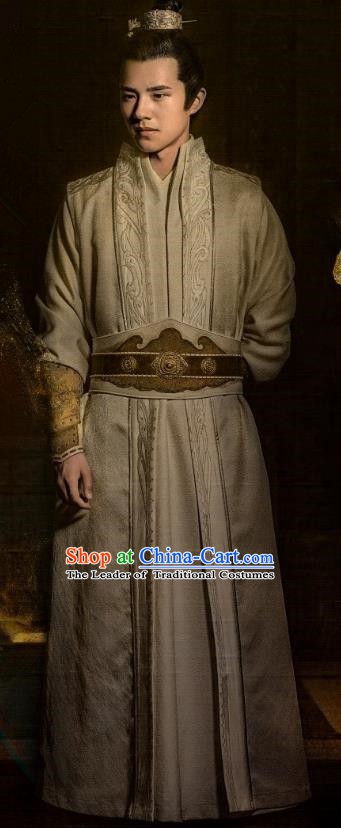 Nirvana in Fire Chinese Ancient Young Hero Swordsman General Xiao Pingjing Replica Costume for Men