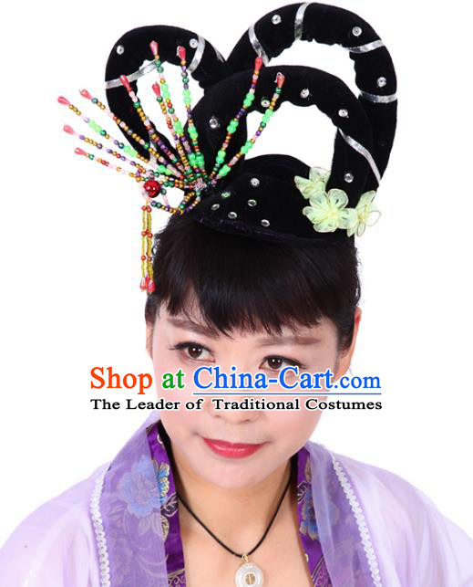 Chinese Traditional Classical Dance Hair Accessories Peking Opera Actress Hairpins Headwear for Women