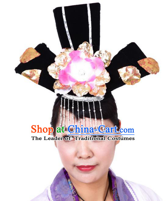 Chinese Traditional Classical Dance Hair Accessories Peking Opera Actress Headwear for Women