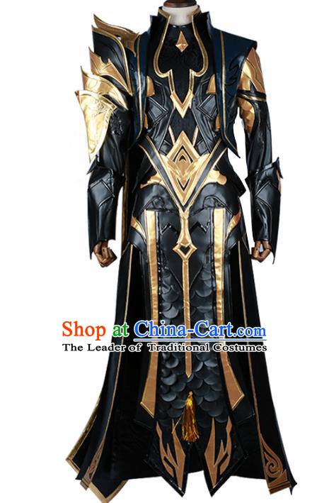 Chinese Ancient Cosplay General Costume Nobility Childe Swordsman Body Armour for Men