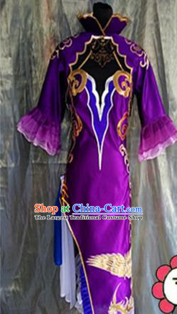 Asian Chinese Cosplay Peri Costume Ancient Swordswoman Dress for Women