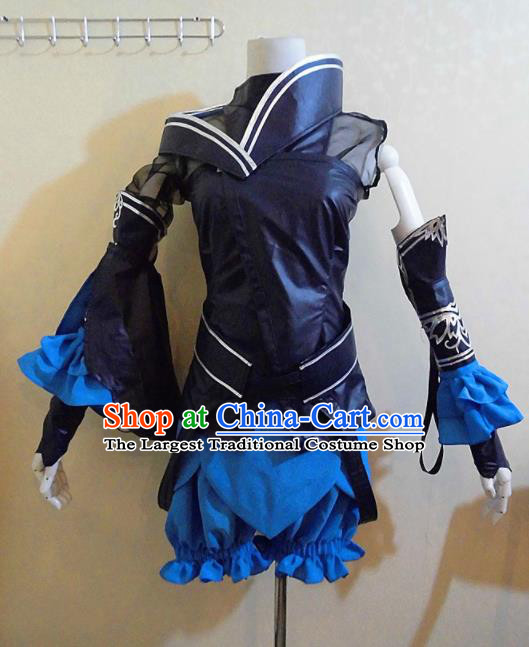 Asian Chinese Cosplay Female Swordsman Costume Ancient Young Lady Clothing for Women