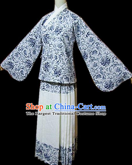 Traditional Chinese Ming Dynasty Nobility Lady Hanfu Dress Ancient Fairy Costume for Women