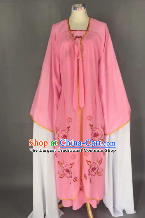 Chinese Traditional Beijing Opera Diva Costume Princess Pink Hanfu Dress for Adults