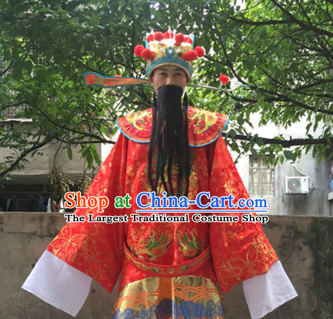 Chinese Spring Festival Money God Coostumes