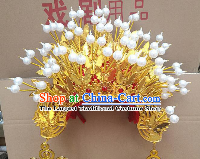 Chinese Traditional Peking Opera Princess Phoenix Coronet Beijing Opera Diva Chaplet Hats for Women