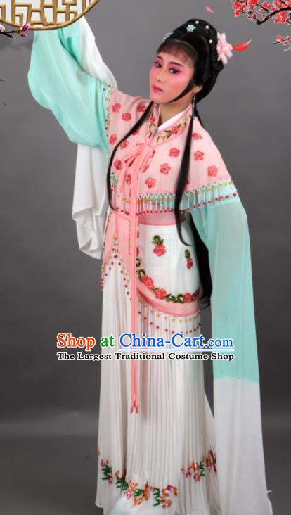 Chinese Traditional Peking Opera Diva Lin Daiyu Dress Ancient Rich Lady Costume for Women