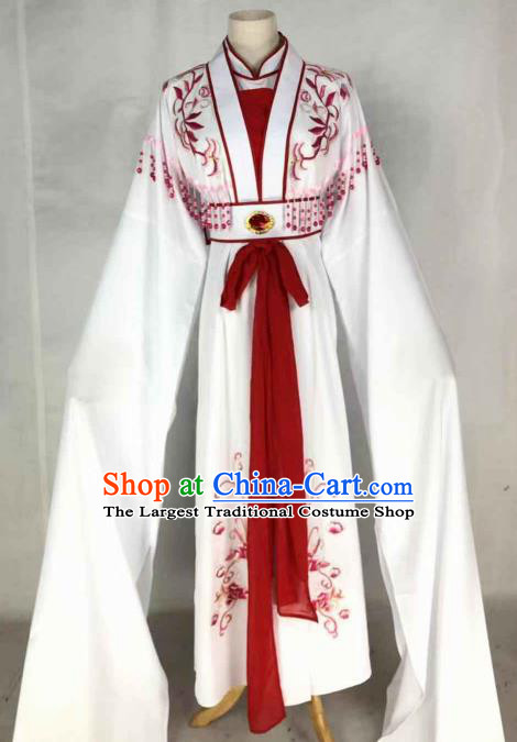 Chinese Traditional Peking Opera Actress Red Dress Ancient Rich Lady Costume for Women