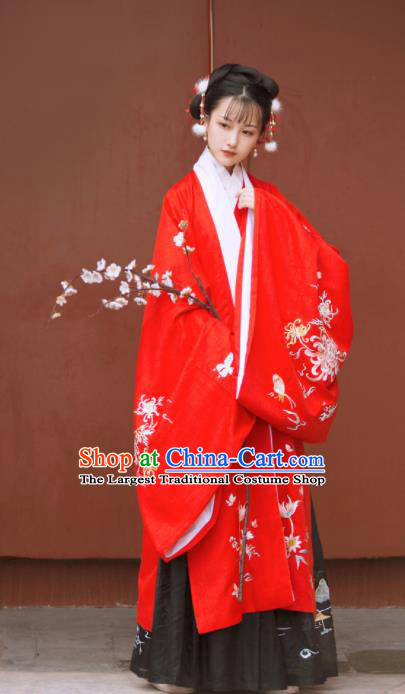 Traditional Chinese Ming Dynasty Nobility Lady Replica Costumes Ancient Princess Hanfu Dress for Women