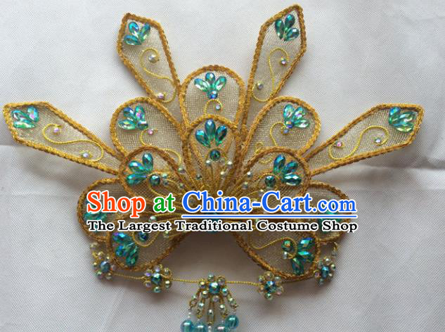 Chinese Beijing Opera Princess Hair Crown Hairpins Traditional Peking Opera Diva Hair Accessories for Women