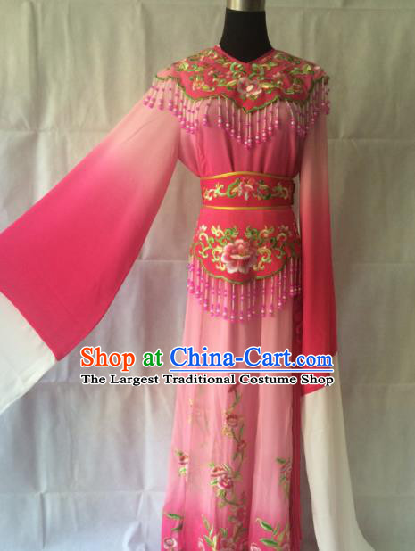 Chinese Beijing Opera Princess Pink Dress Traditional Peking Opera Diva Costume for Women