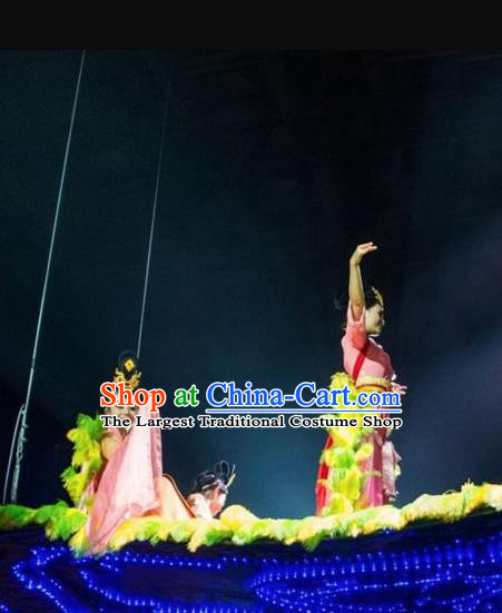 Chinese The Romantic Show of Tanhe Classical Dance Dress Stage Performance Costume for Women