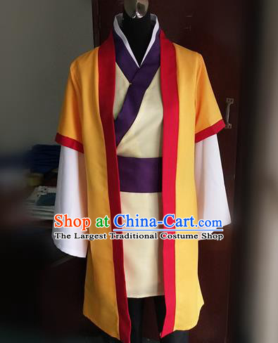 Traditional Chinese Cosplay Livehand Clothing Ancient Swordsman Costume for Men