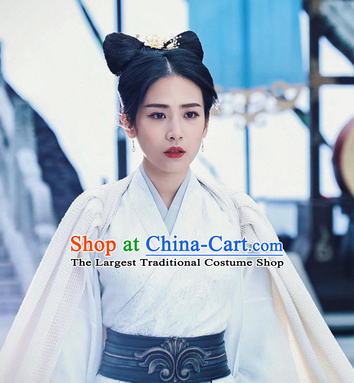 Chinese Drama Fights Break Sphere Ancient Female Swordsman Nalan Yanran Hanfu Dress for Women