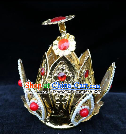 Chinese Traditional Beijing Opera Royal Highness Hair Accessories Peking Opera Niche Hairdo Crown