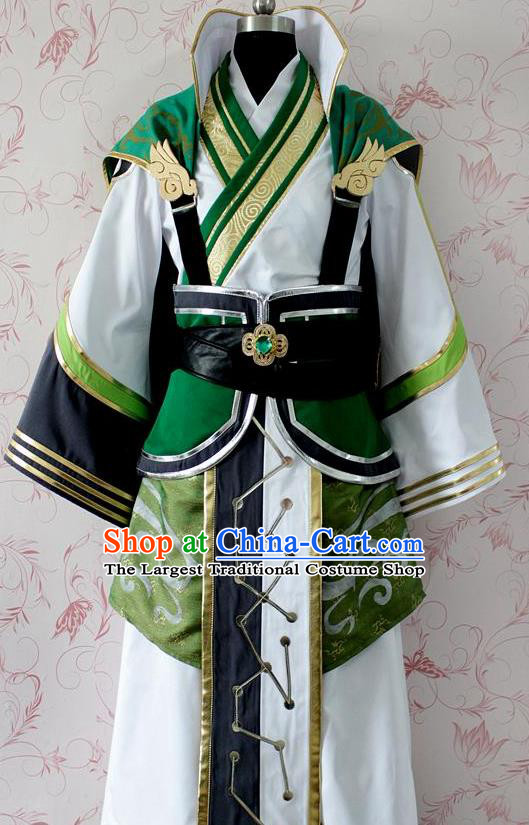 Chinese Ancient Cosplay Swordsman Costume Traditional Prince Clothing for Men