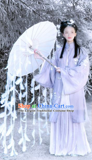 Traditional Chinese Ming Dynasty Historical Costume Ancient Nobility Lady Hanfu Dress for Women