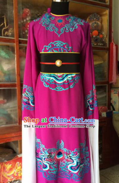 Traditional Chinese Beijing Opera Costume Peking Opera Eunuch Rosy Robe